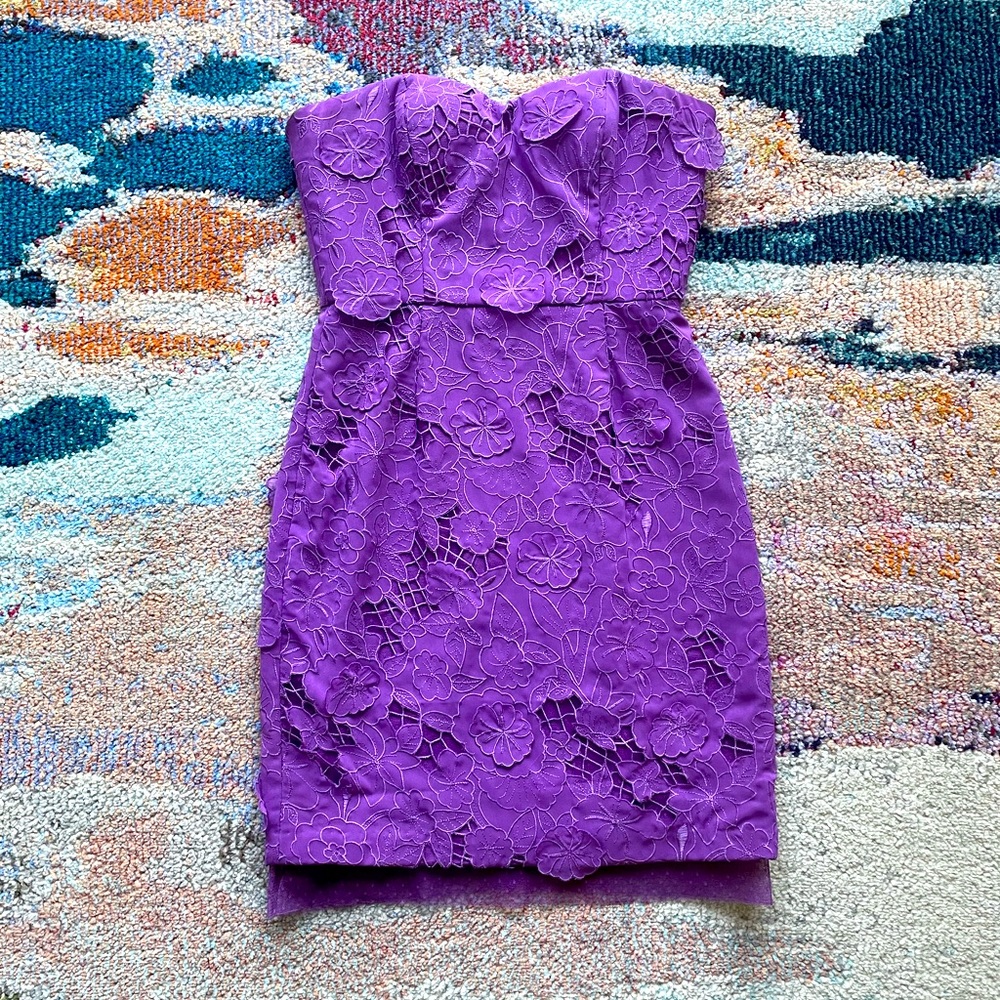 BCBG MaxAzria Carys strapless dress in mint condition.